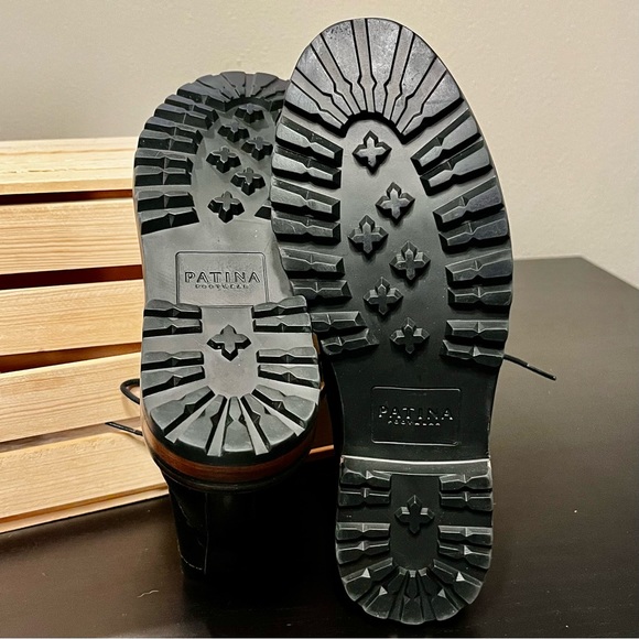 *RARE* PLG/Patina Men’s Leather Breaker Boot | Black, Size 8 - Picture 3 of 3